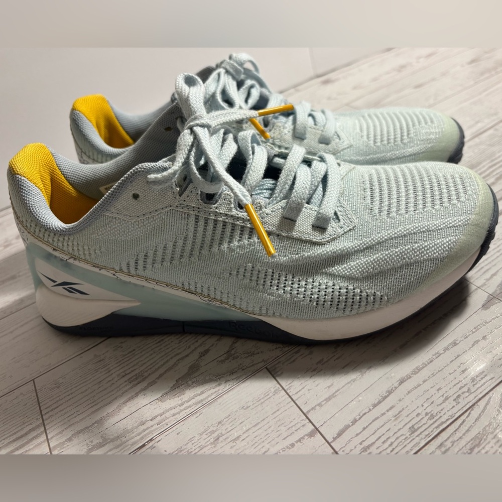 Reebok Nano X1 Vegan Nat Geo Arctic Tundra Light Blue Womens Sneaker Size 6 - Picture 5 of 16